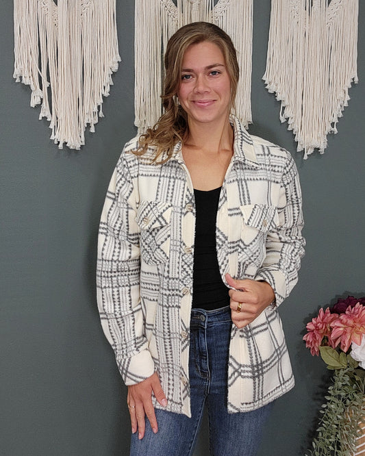 Thread and Supply Santa Fe Jacket -  Tofu Ash Plaid