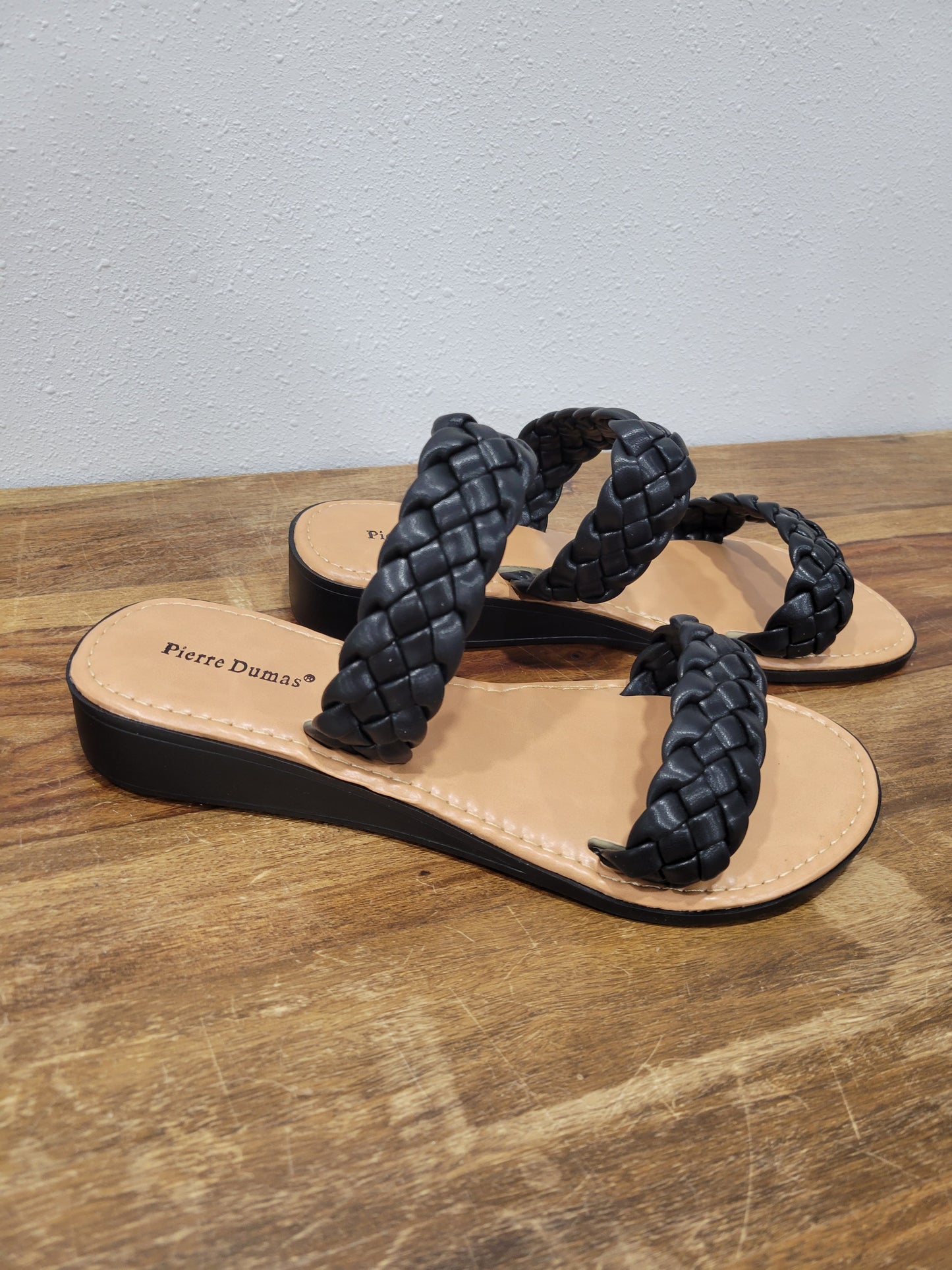 Pierre Dumas Black Rush Sandals