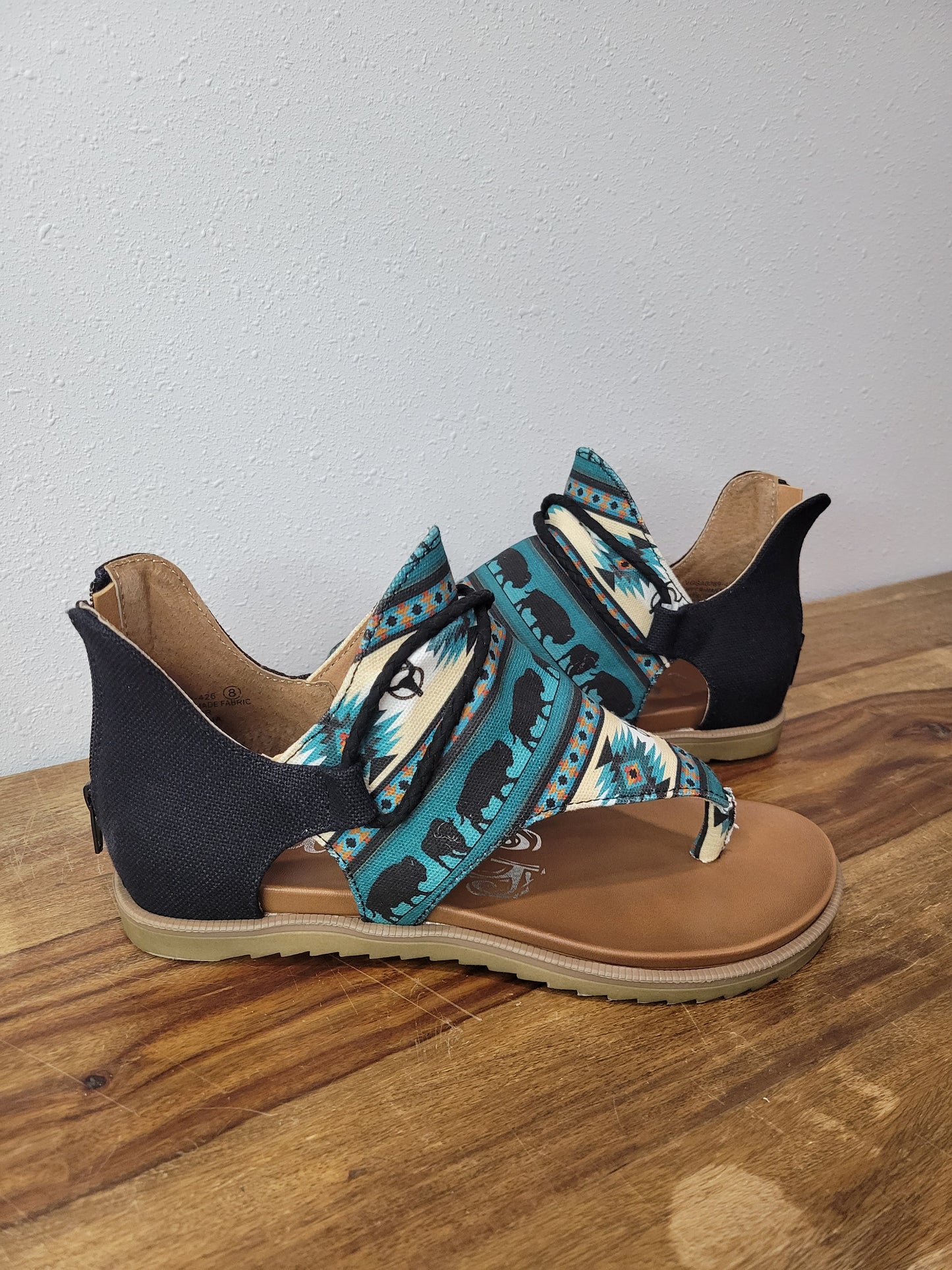 Very G Teal Hot Rock Sandals
