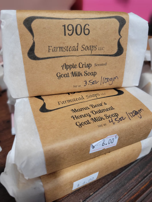 1906 Farmstead Goat Milk Bar Soap