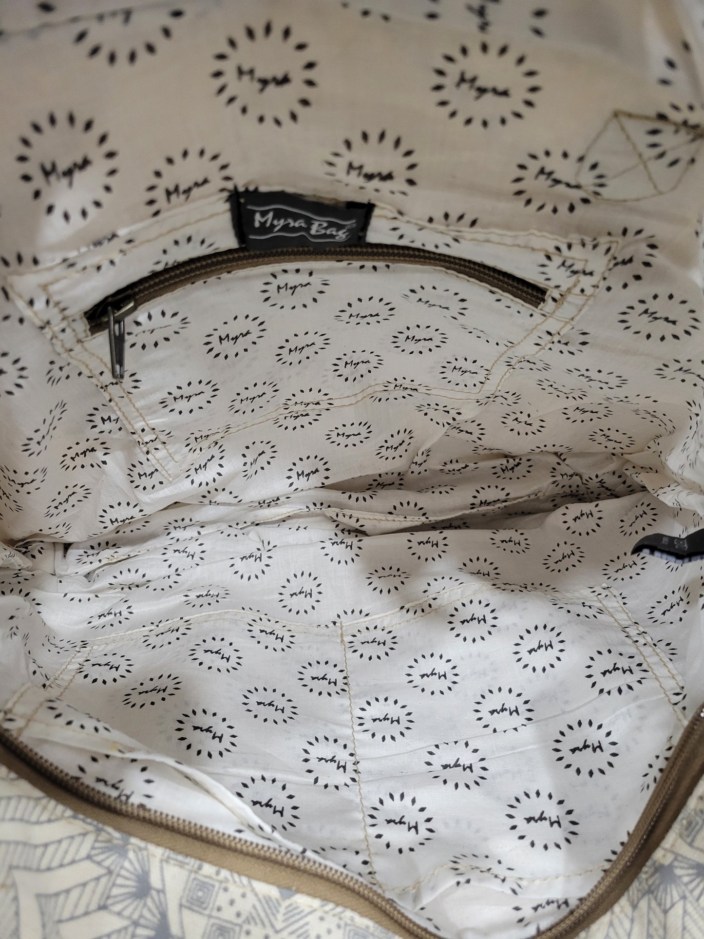 Myra Bag Artisan Canvas Tote Bag