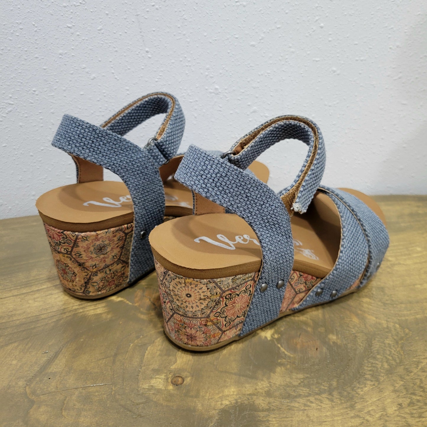 Very G Blue Shirley Wedge