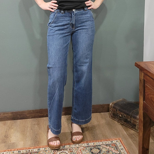 Judy Blue Genavive Wide Leg Trouser High Rise Jean