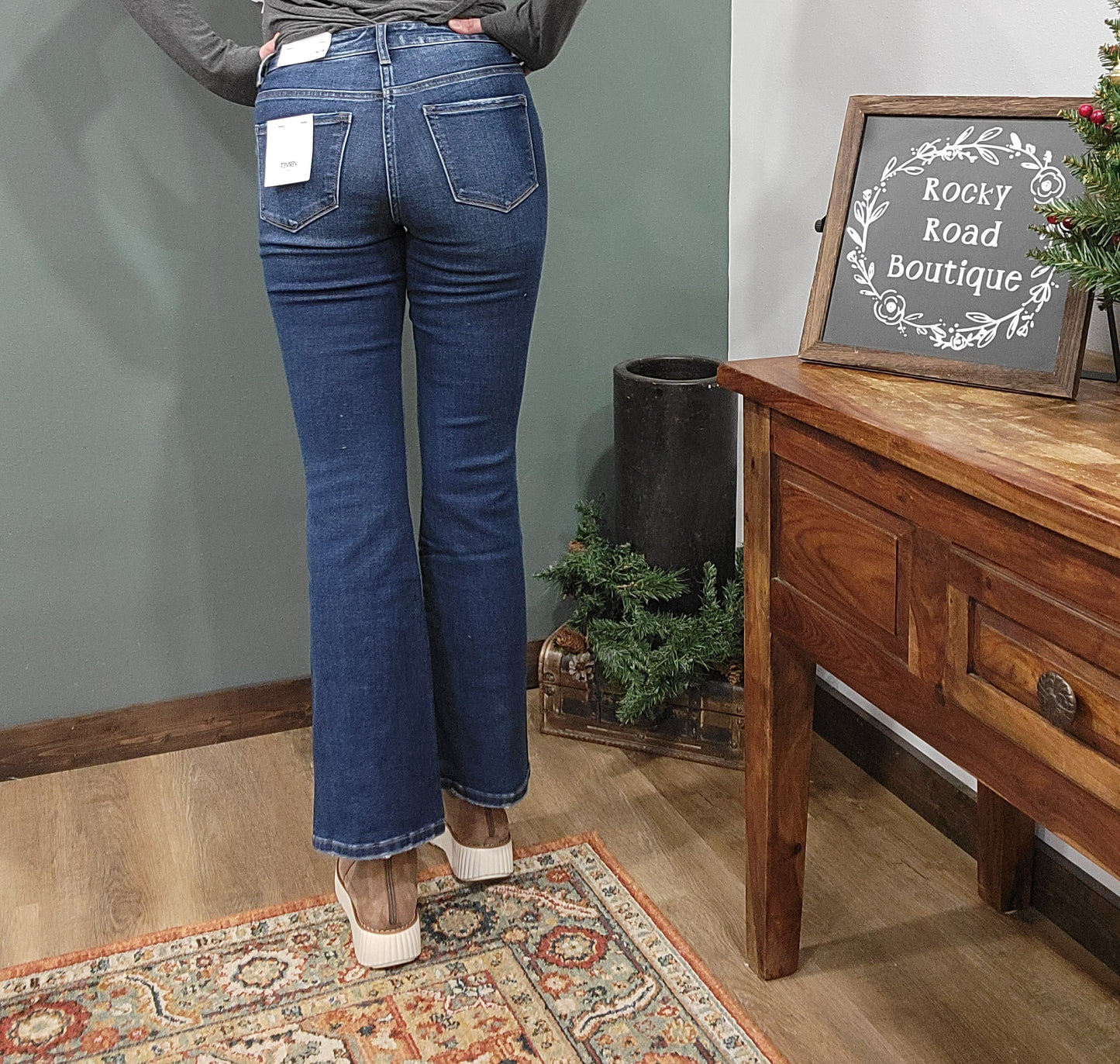 Vervet Skylar High-Rise Boot Cut Jean