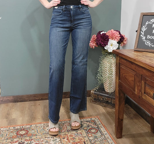Judy Blue Reg/Curvy Mid Rise Straight Fit Jean