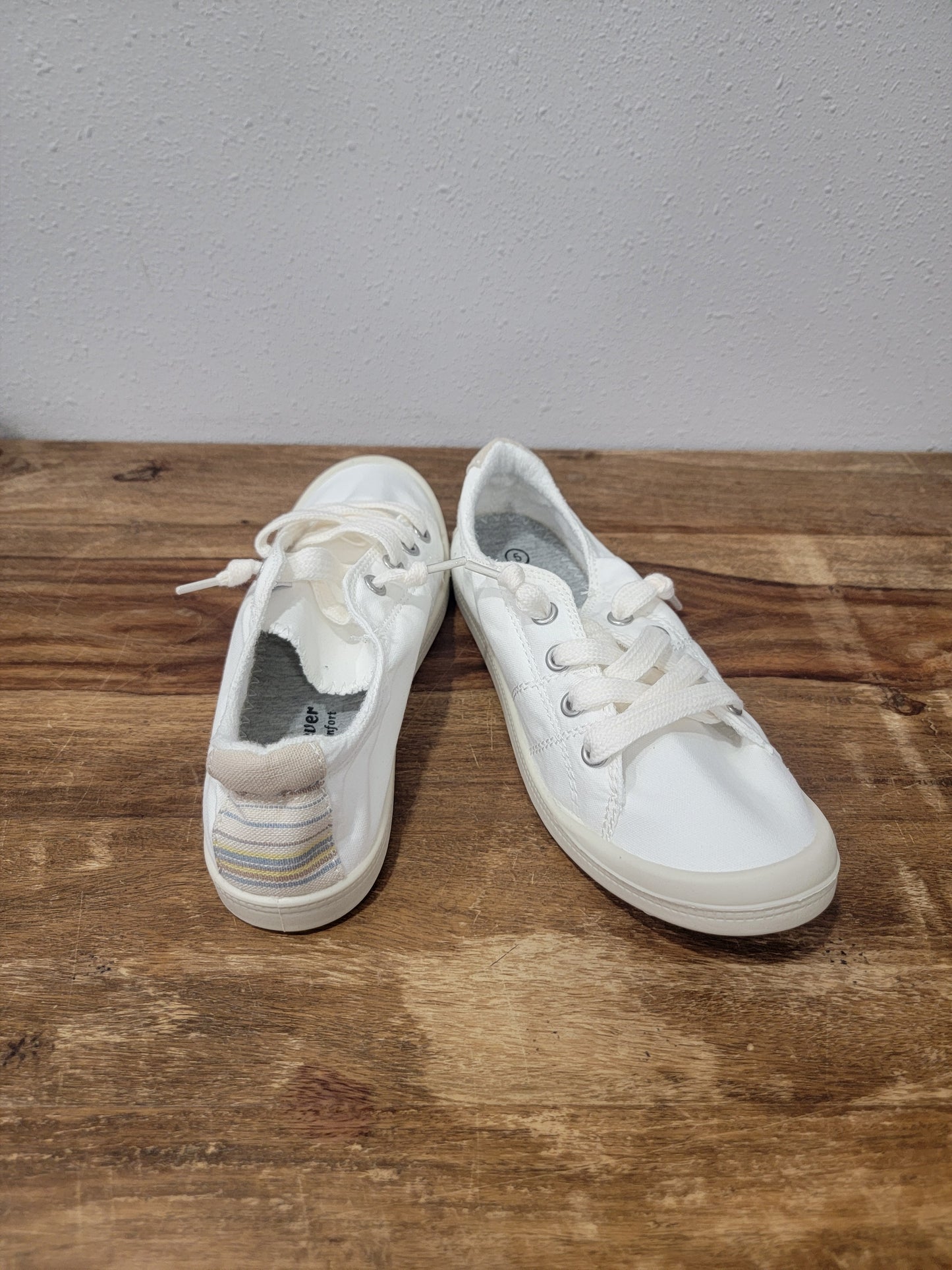 Forever Slip On White Sneaker / Comfort-01 White