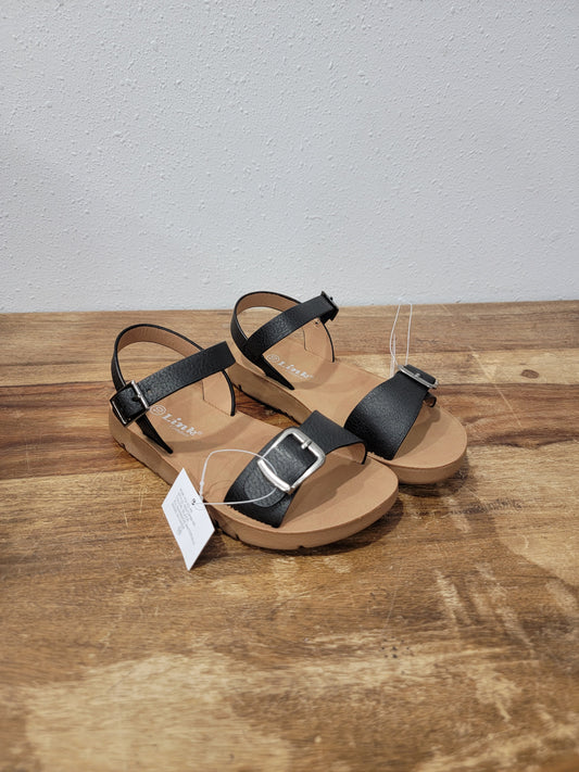 Link Black Buckle Sandal / Reform-9K Black