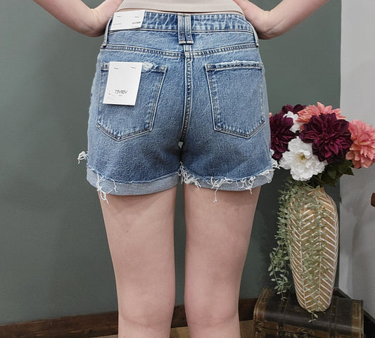 Vervet Acid Wash High Rise Jean Short