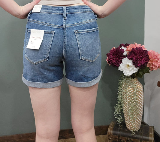 Lovervet High Rise Medium Wash Jean Short