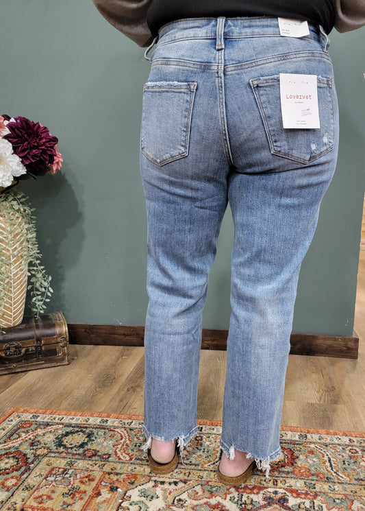 Lovervet Mid Rise Straight Jean