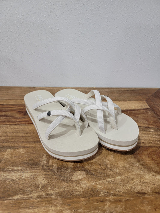 YellowBox Strappy Sandal in Misaki Bone