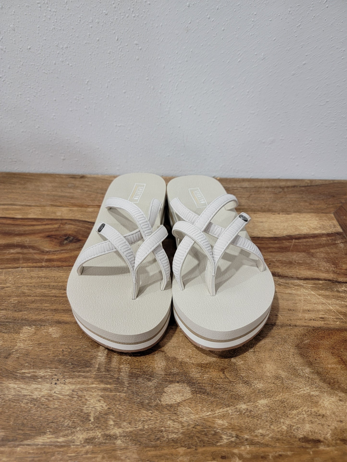 YellowBox Strappy Sandal in Misaki Bone