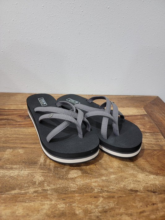 YellowBox Strappy Sandal in Misaki Gray