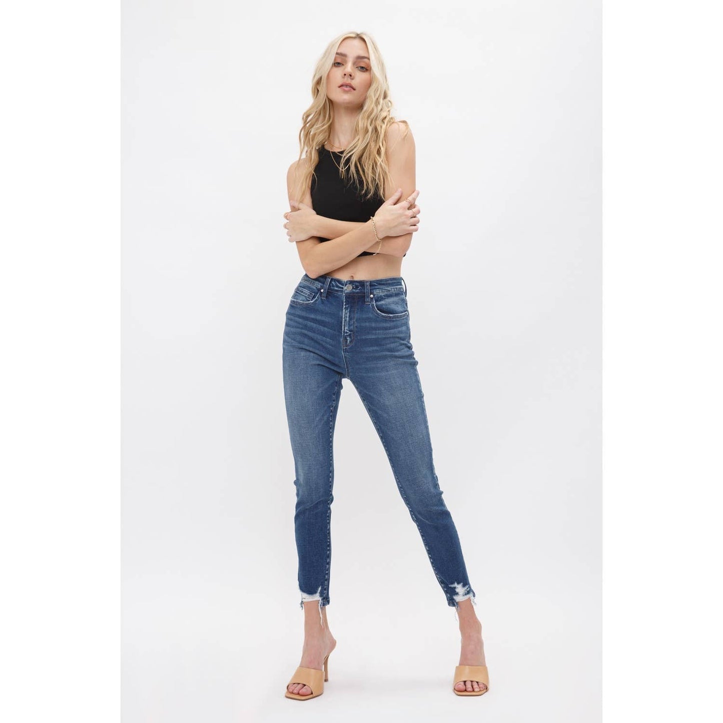 Mica High Rise Crop Skinny