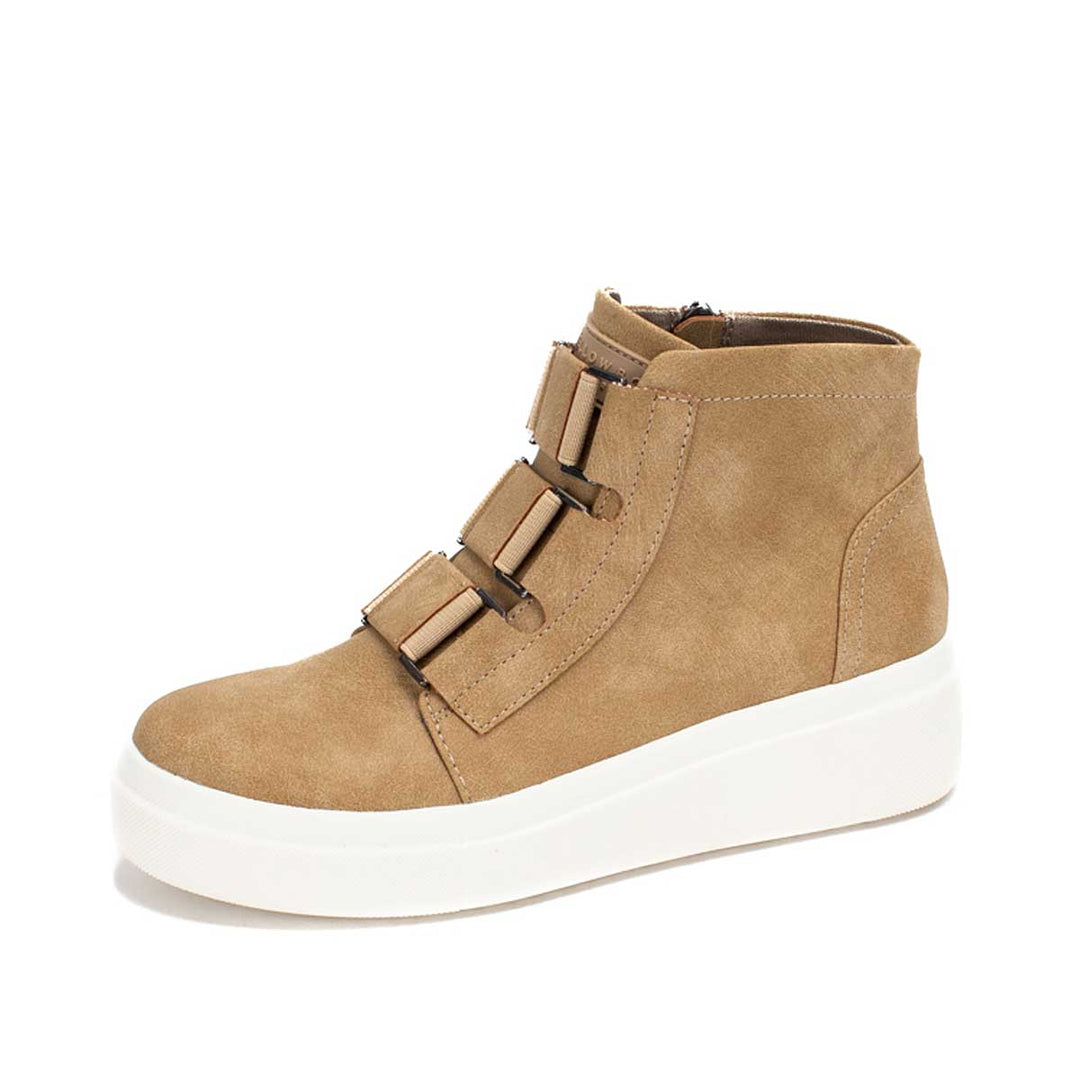Yellow Box Sand Elvira Platform Sneakers