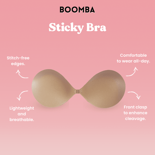 Boomba Sticky Bra- Sand