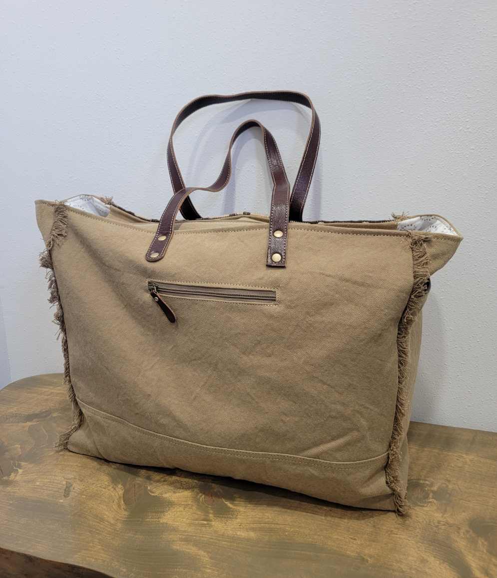 Myra Bag Bruine Weekender Bag