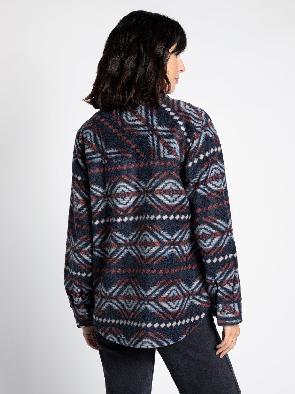 Thread & Supply Navy Rust Aztec Chayton Jacket