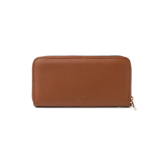 Kedzie Zip-Around Clutch Chestnut