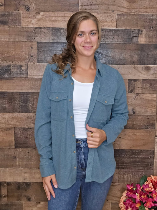 Thread and Supply Cassian Shirt -  Spruce Heather