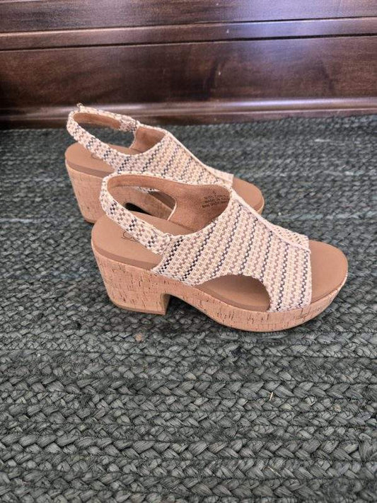 Corkys Cut Out Wedge/ Miss Carley