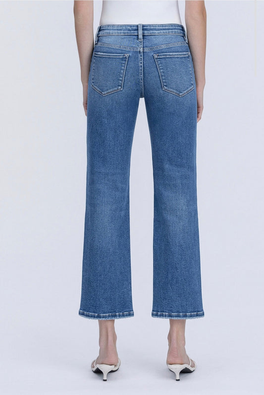 Vervet Mid-Rise Straight Leg Jean