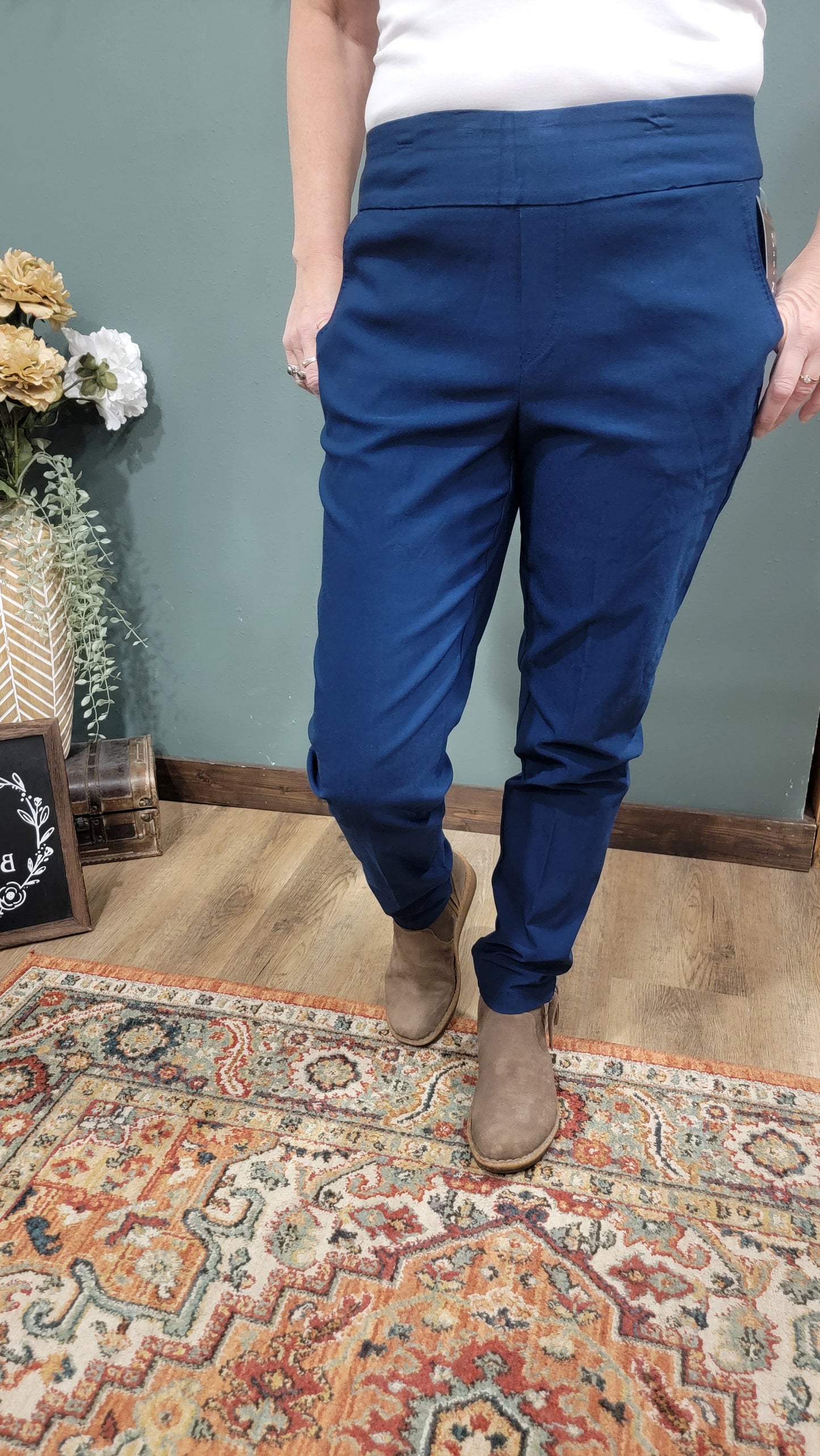 N Touch Dress Pants - Phantom Ink