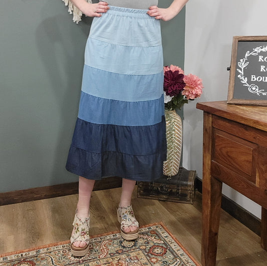 Kerenhart Color Block Skirt