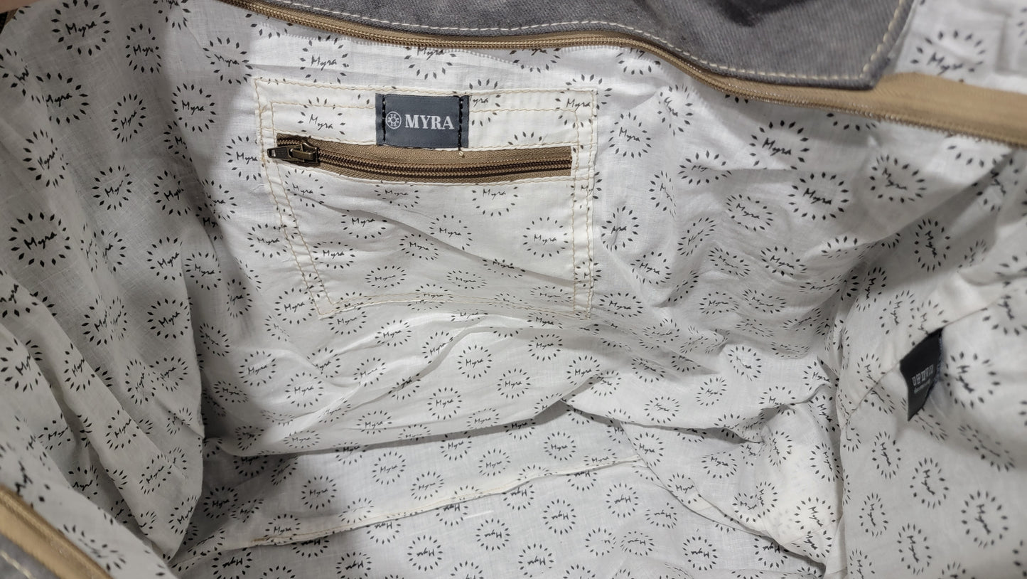 Myra Bag Asher Cowhide Weekender