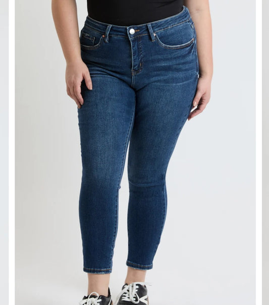 Royalty Curvy Dark Wash Classic Skinny Jean