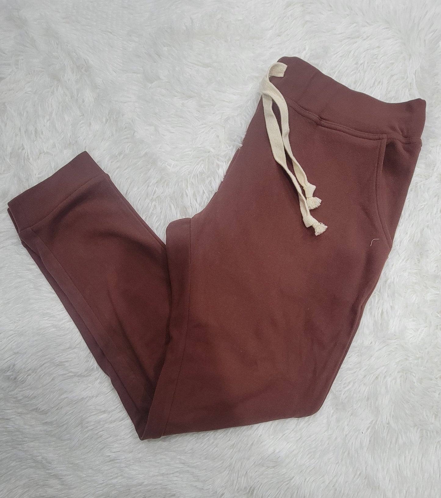 Ampersand Ave Performance Fleece Joggers Mahogany
