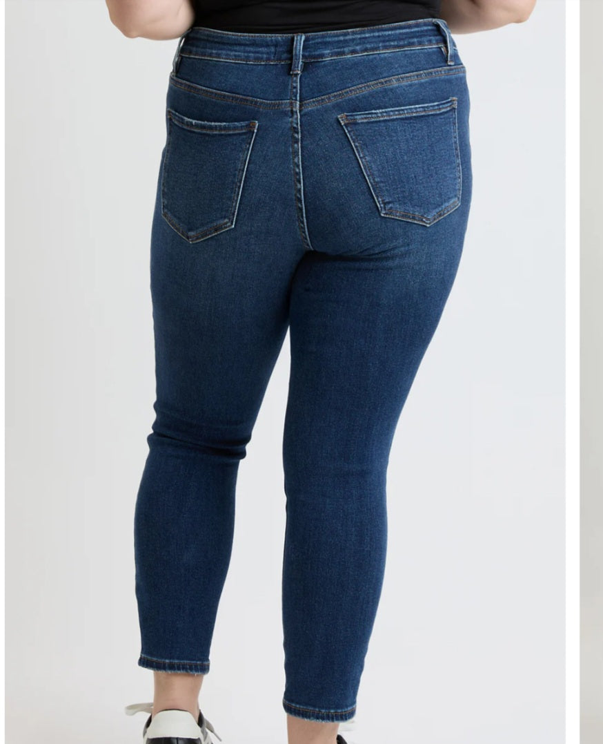 Royalty Curvy Dark Wash Classic Skinny Jean