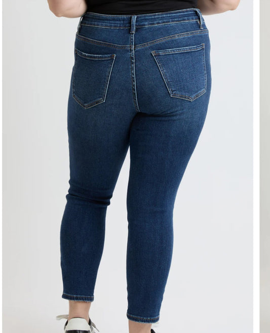 Royalty Curvy Dark Wash Classic Skinny Jean