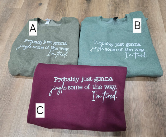 Jingle Some of The Way Crewneck