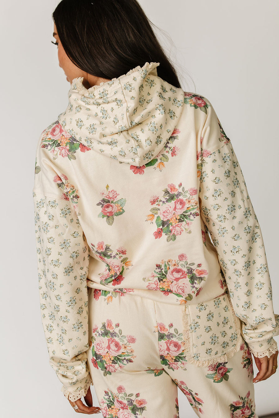 Ampersand Ave University Hoodie - Golden Hour Garden Sweatshirt