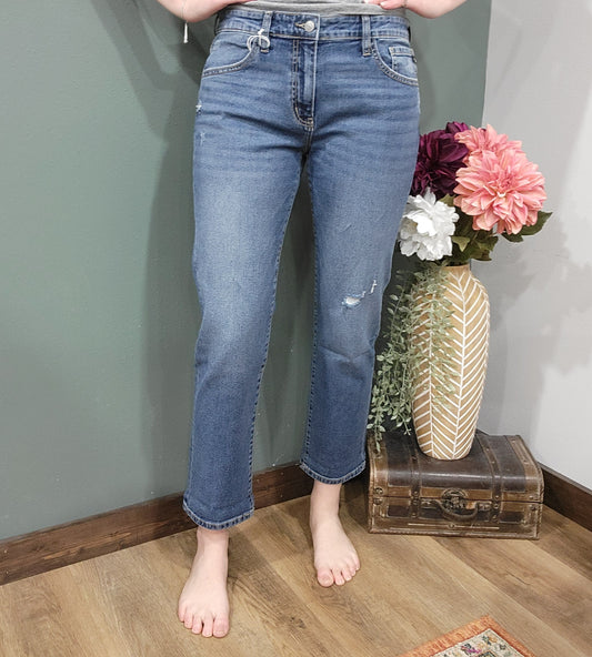 KanCan Essentials Mid Rise Slim Boyfriend Jean