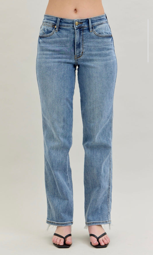 Judy Blue Mid Rise Dad Jean