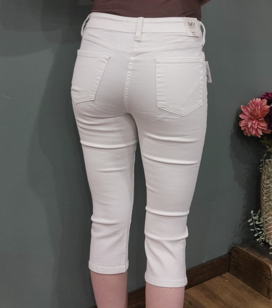 YMI White Capri Jean