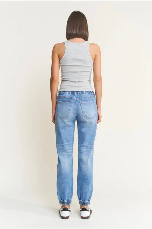 Mica Denim Super High Rise Jogger