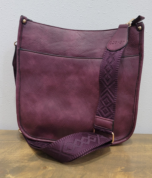 Jen & Co. Chloe Cherry Lacquer Crossbody Bag