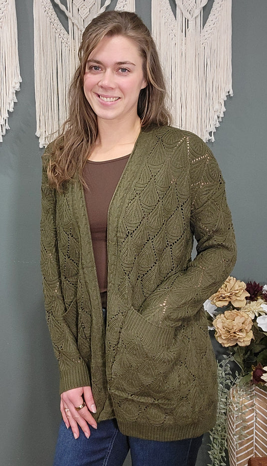 Michelle Mae Crochet Cardigan