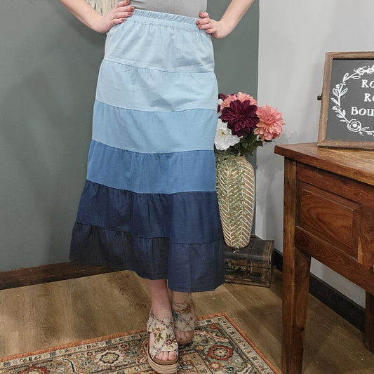 Kerenhart Color Block Skirt