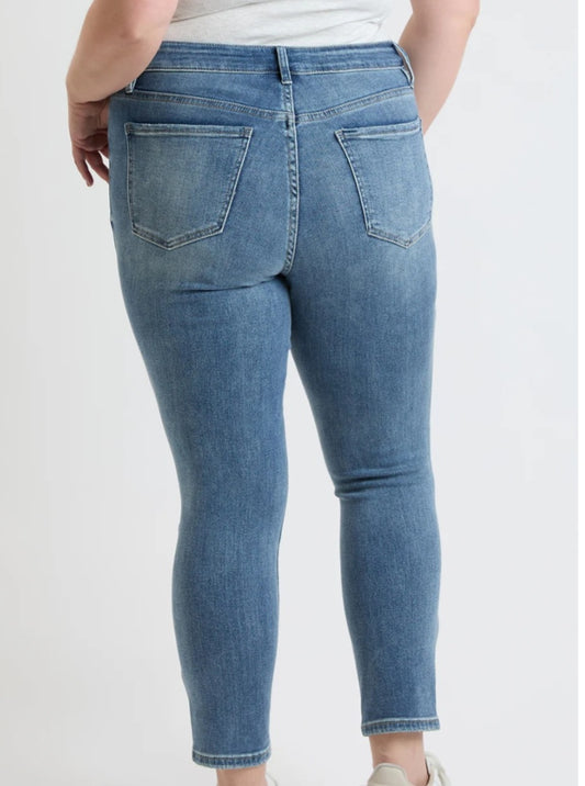 Royalty Curvy Medium Wash Tummy Control Classic Skinny Jean