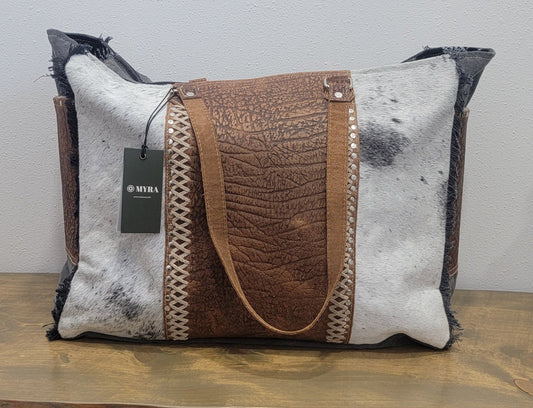Myra Saddle Bell Weekender Bag- Wild Clay #1