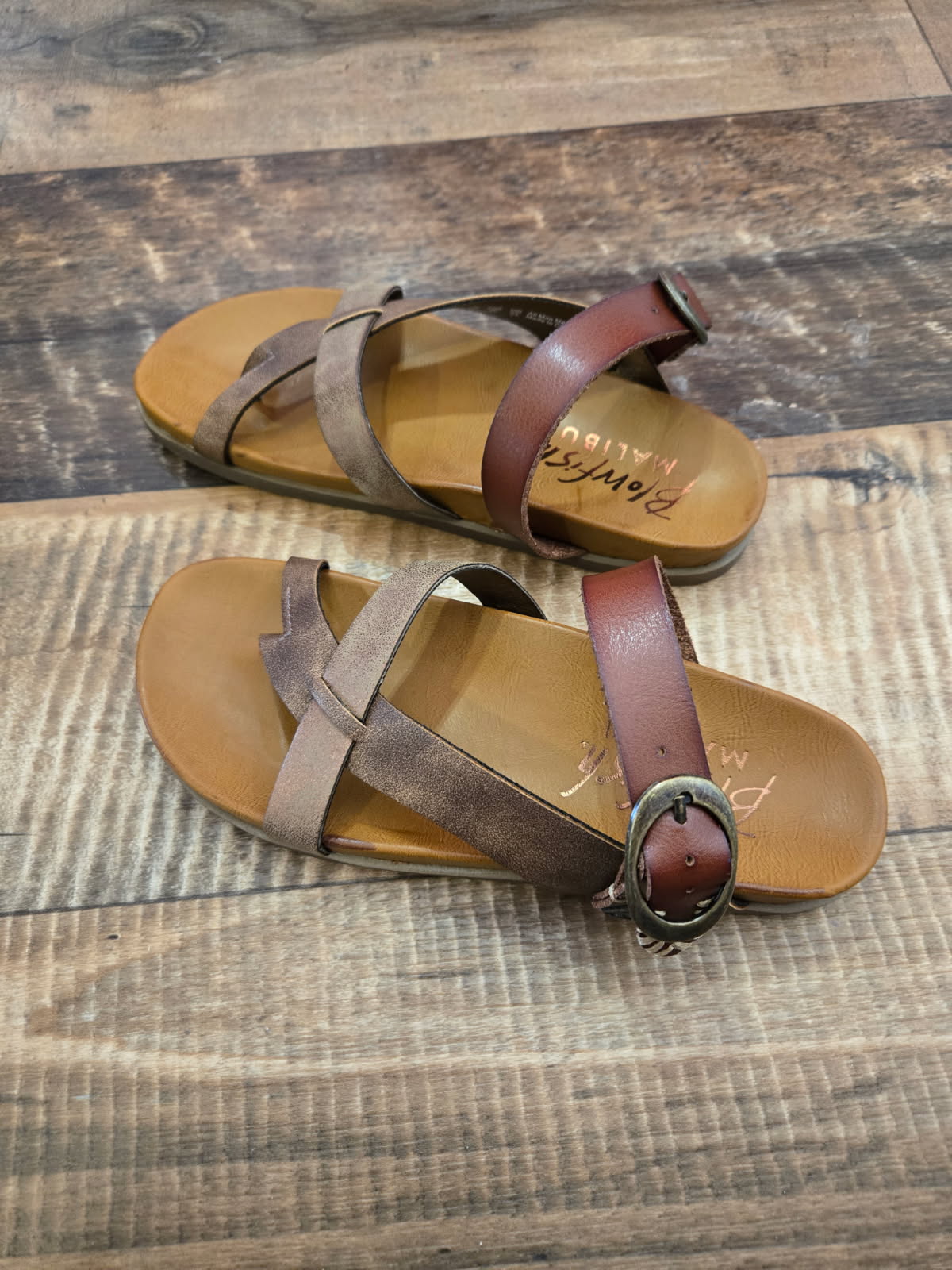 Blowfish Malibu Strappy Sandal- Lilac Walnut