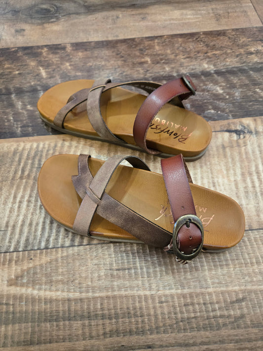 Blowfish Malibu Strappy Sandal- Lilac Walnut