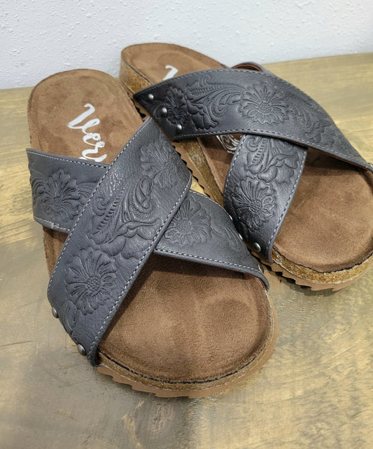 Very G Grey Jaycee 2 Sandals