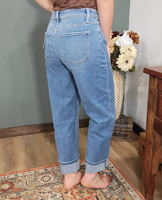 Vervet Kate High Rise Barrel Jean