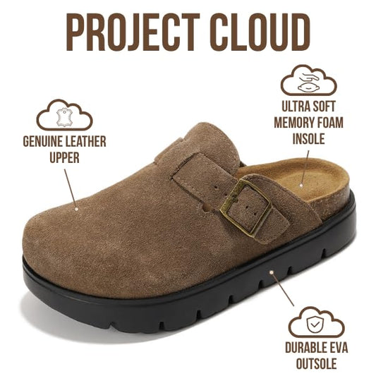 Project Cloud Genuine Leather AnnMaria Fossil Slip On