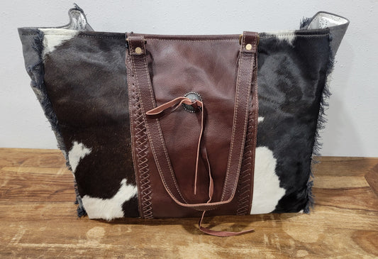 Myra Bag Rosalinda Cross Stitched Weekender Bag #2